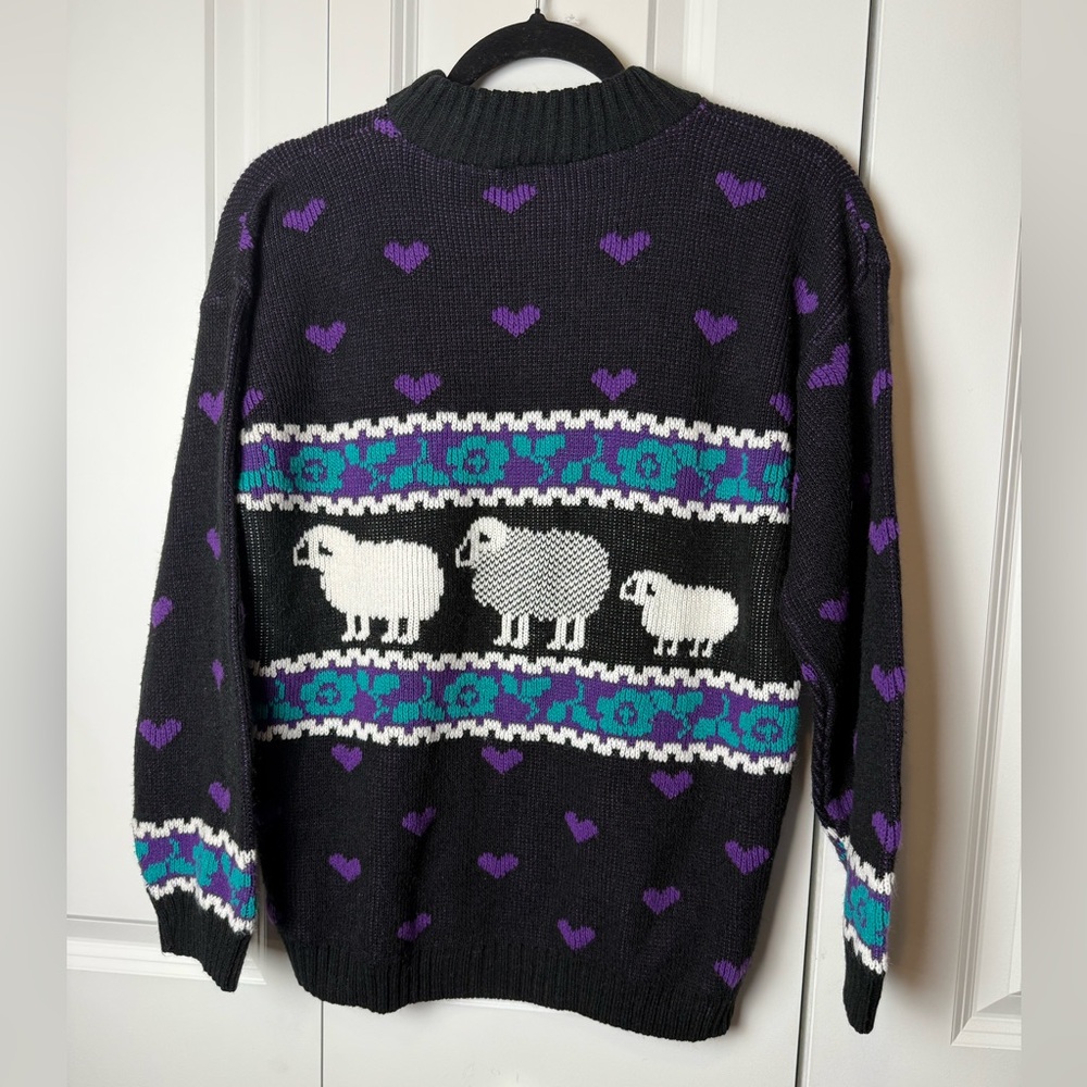Vintage Private Eyes Sheep Sweater - Picture 5 of 5